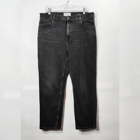 Everlane The Cheeky High Rise Mom Jeans Black 33 - Picture 2 of 5